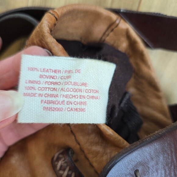 Lucky Brand Brown Leather Handbag - Picture 10 of 12